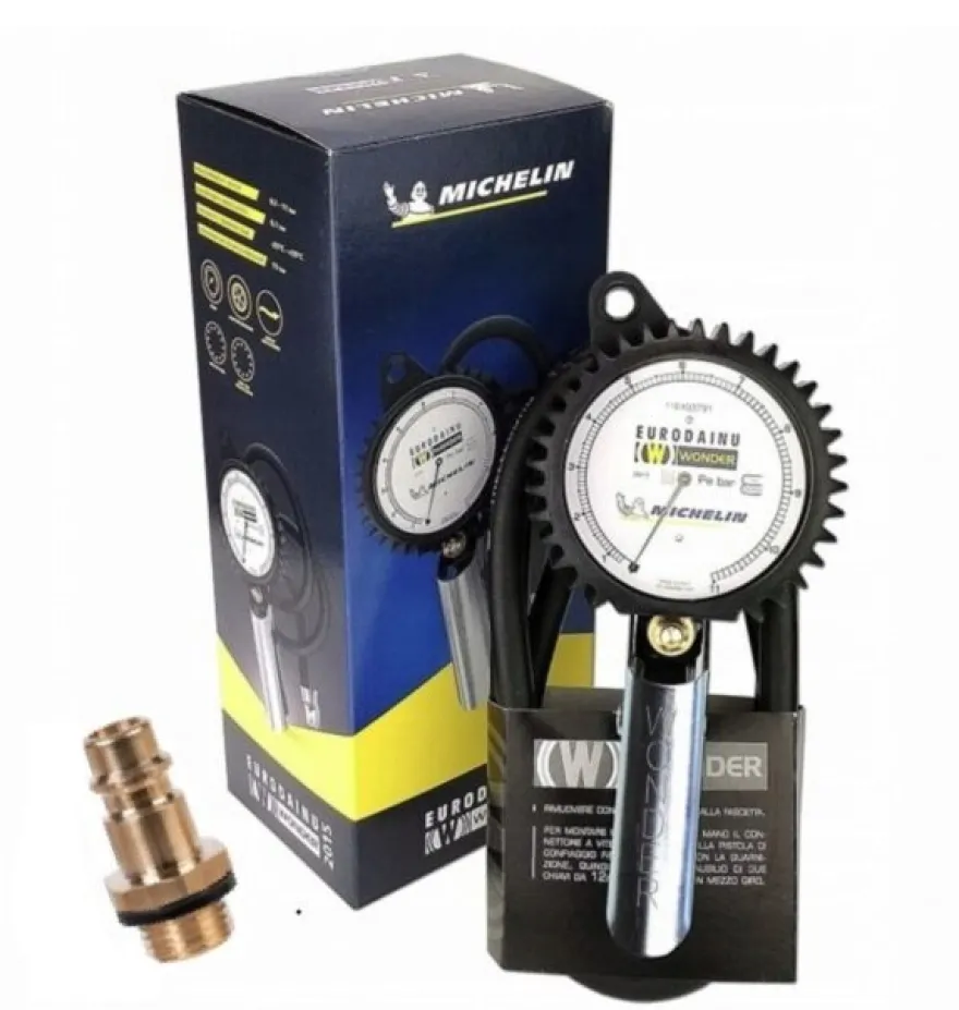 PISTOLET DO POMPOWANIA KÓŁ ZAWÓR WONDER MICHELIN Z LEGALIZACJĄ HOMOLOGACJĄ GUM