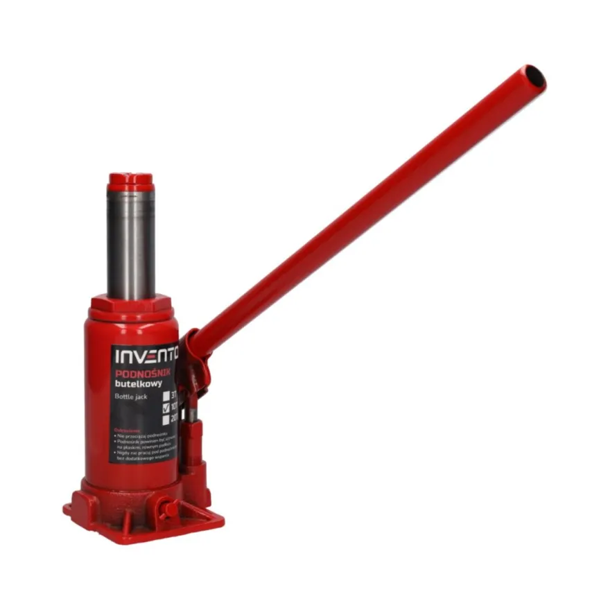 Podnośnik Hydrauliczny Słupkowy Butelkowy 10 Ton Lewarek INVENTO
