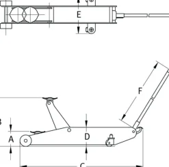 Podnośnik hydrauliczny 2T - Compac 2T-77