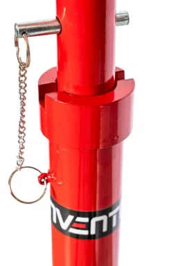 Podnośnik śrubowy mechaniczny / podpora kobyłka stojak kółka 750kg INVENTO
