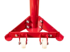 Podnośnik śrubowy mechaniczny / podpora kobyłka stojak kółka 750kg INVENTO