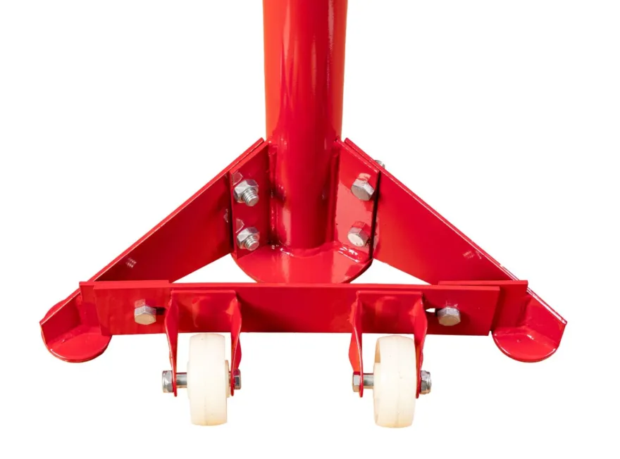 Podnośnik śrubowy mechaniczny / podpora kobyłka stojak kółka 750kg INVENTO