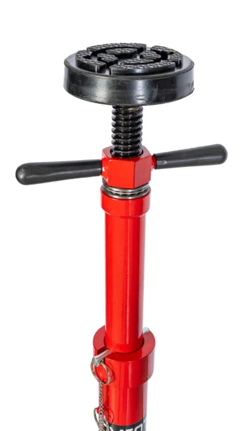 Podnośnik śrubowy mechaniczny / podpora kobyłka stojak kółka 750kg INVENTO