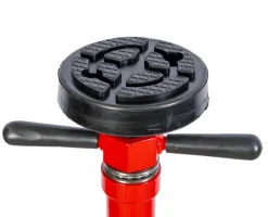Podnośnik śrubowy mechaniczny / podpora kobyłka stojak kółka 750kg INVENTO