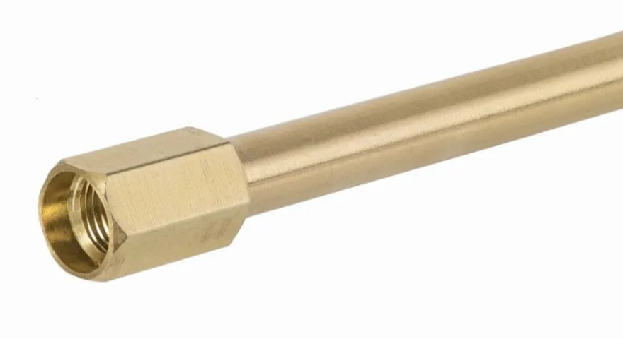 Przedłużka do zaworów, wentyli metalowa długość125 mm