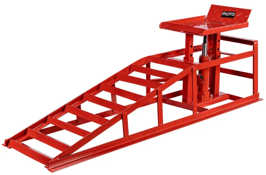 Rampa NAJAZDOWA INVENTO samochodowa 2T solidne wykonanie Hydrauliczne