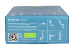 Rękawiczki nitrylowe niebieskie Nitrylex CLASSIC Blue rozmiar S, op./100 szt.