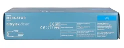Rękawiczki nitrylowe niebieskie Nitrylex CLASSIC Blue rozmiar M, op./100 szt.