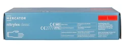 Rękawiczki nitrylowe niebieskie Nitrylex CLASSIC Blue rozmiar L, op./100 szt.
