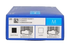 Rękawiczki nitrylowe niebieskie Nitrylex BASIC dark blue r. M, op./100 szt.