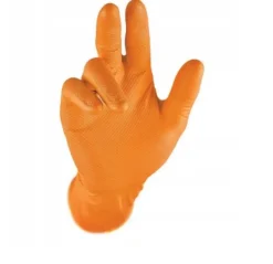 Rękawiczki warsztatowe z nitrylu Grippaz PREMIUM pomarańczowe rozmiar XL, op. 50 szt 246A