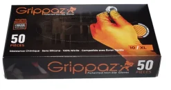 Rękawiczki warsztatowe z nitrylu Grippaz PREMIUM pomarańczowe rozmiar XL, op. 50 szt 246A