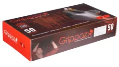 Rękawiczki warsztatowe z nitrylu Grippaz PREMIUM czarne rozmiar L, op. 50 szt 246BL