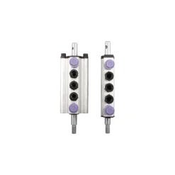 Rozdzielacz aluminiowy do szczęk, kolumny, odbijaka INVENTO TCS 524