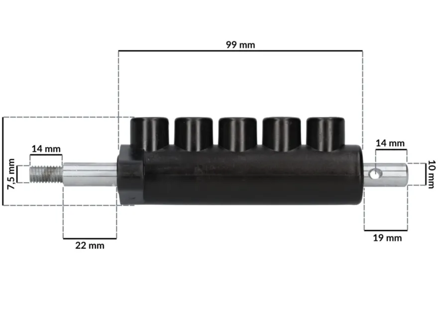 Rozdzielacz powietrza szczęki INVENTO TC 720, TC 722, TC 724