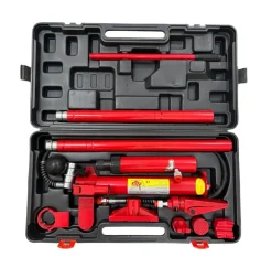 Rozpierak hydrauliczny / siłownik blacharski 10t + akcesoria (żabka, adaptery)