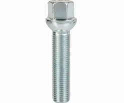 Śruba mocująca M14x1,5, gwint 55mm, kula, klucz 17