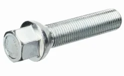Śruba mocująca M14x1,5, gwint 55mm, kula, klucz 17