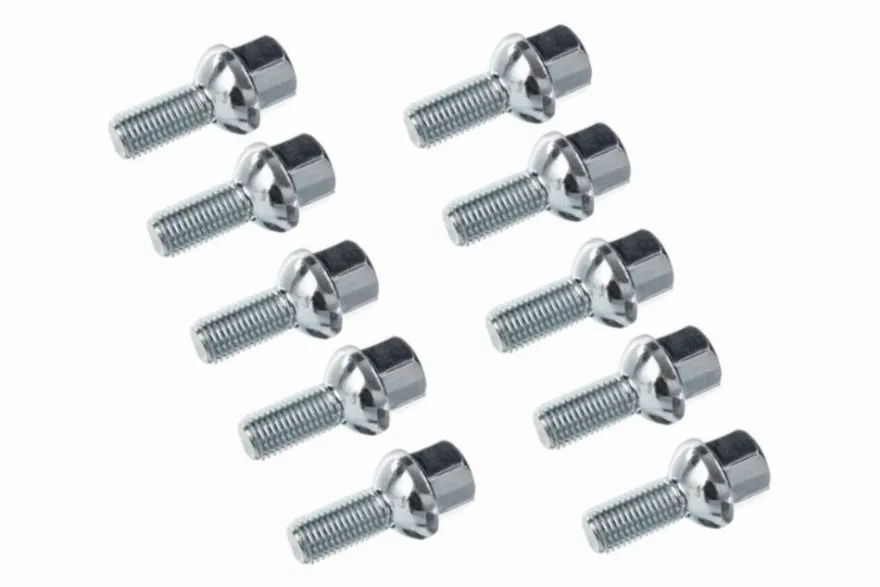 Śruba mocująca M12x1,5, gwint 24mm, kula, klucz 17