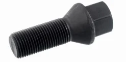 Śruba mocująca M14x1,25, gwint 30mm, stożek, klucz 17, Geomet czarna