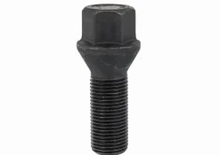 Śruba mocująca M14x1,25, gwint 30mm, stożek, klucz 17, Geomet czarna