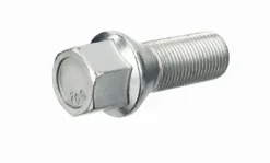 Śruba mocująca M14x1,25, gwint 28mm, stożek, klucz 17