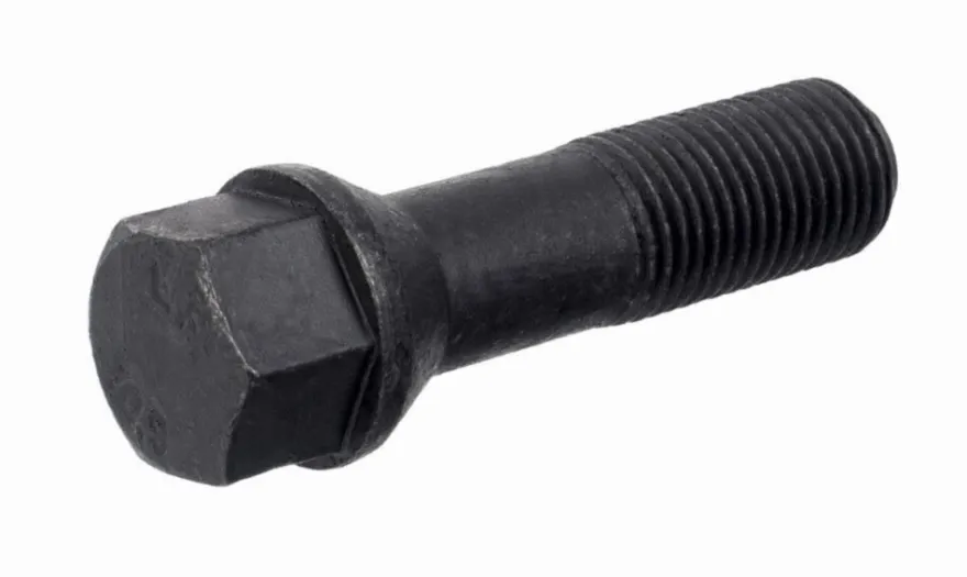 Śruba mocująca M14x1,5, gwint 45mm, stożek, klucz 17 czarna