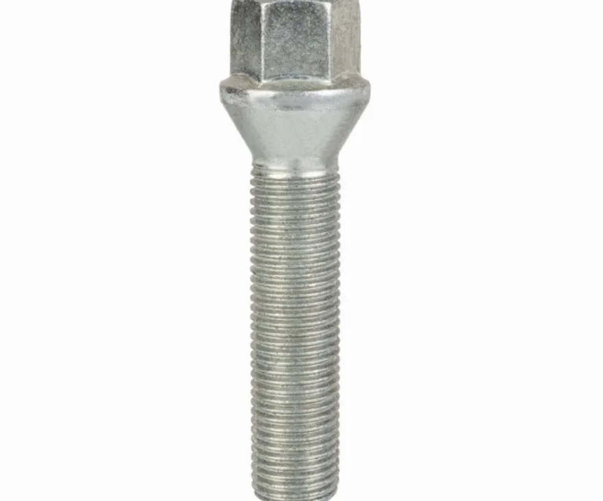 Śruba mocująca M14x1,5, gwint 55mm, stożek, klucz 17