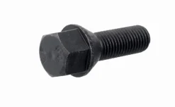 Śruba mocująca M12x1,5, gwint 28mm, stożek, klucz 17, czarna