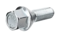 Śruba mocująca M12x1,25, gwint 28mm, stożek, klucz 17
