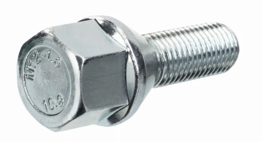 Śruba mocująca M12x1,5, gwint 26mm, stożek, klucz 19