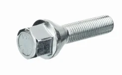 Śruba mocująca M12x1,5, gwint 40mm, stożek, klucz 17