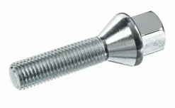 Śruba mocująca M12x1,5, gwint 40mm, stożek, klucz 17