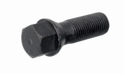 Śruba mocująca M14x1,5, gwint 35mm, stożek, klucz 17, czarna, ocynk A3K oraz GEOMET
