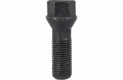 Śruba mocująca M14x1,5, gwint 35mm, stożek, klucz 17, czarna, ocynk A3K oraz GEOMET