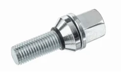 Śruba mocująca M12x1,5 pływająca, gwint 28mm, ruchomy stożek, klucz 17