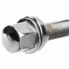 Śruba mocująca M12x1,25 pływająca, gwint 28mm, ruchomy stożek, klucz 17