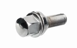 Śruba mocująca M12x1,25 pływająca, gwint 28mm, ruchomy stożek, klucz 17