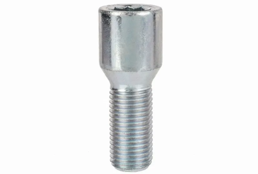 Śruba mocująca M14x1,5, wąska (fi 20), gwint 28mm, stożek 17/19 Torx
