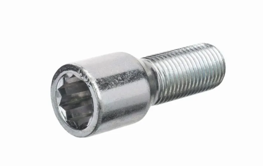 Śruba mocująca M14x1,5, wąska (fi 20), gwint 28mm, stożek 17/19 Torx