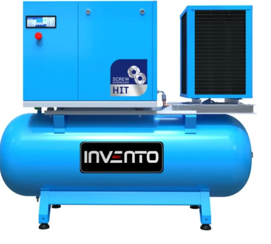 Sprężarka śrubowa Invento HT710, 270 litrów, 10 bar, 7,5 kW