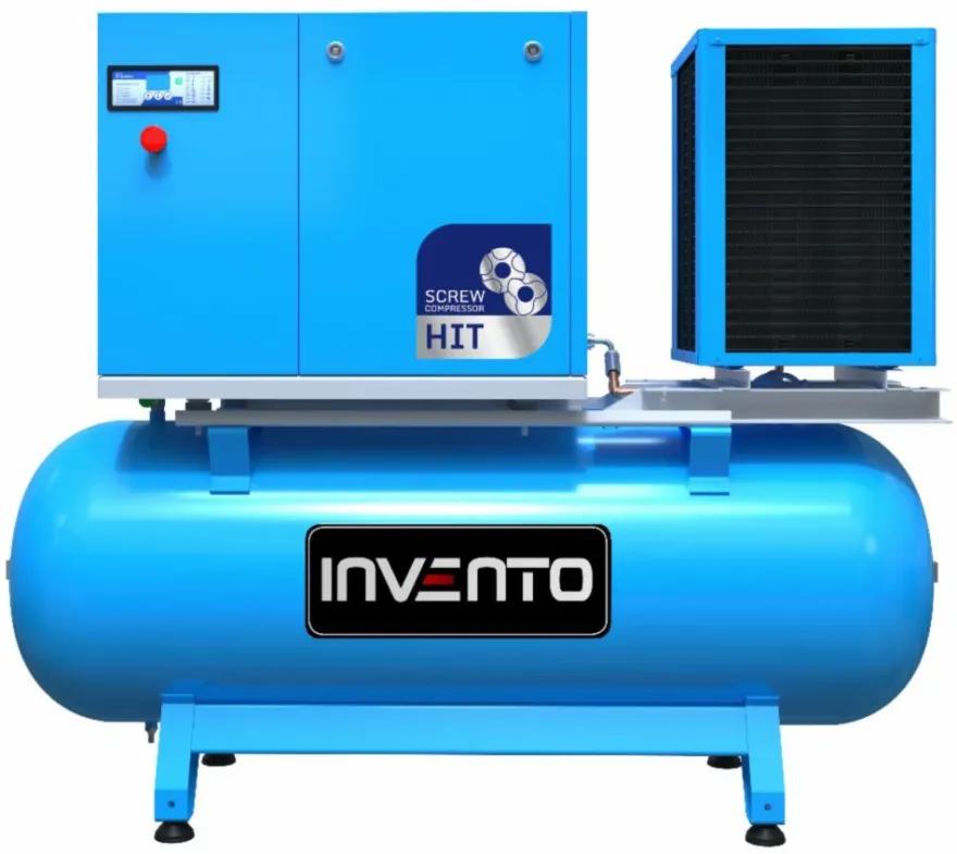 Sprężarka śrubowa Invento HT710, 500 litrów, 10 bar, 7,5 kW