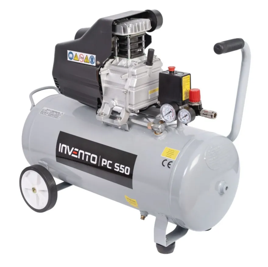 Sprężarka tłokowa olejowa INVENTO 50 litrów, 8 bar, 230V, 175 l/min
