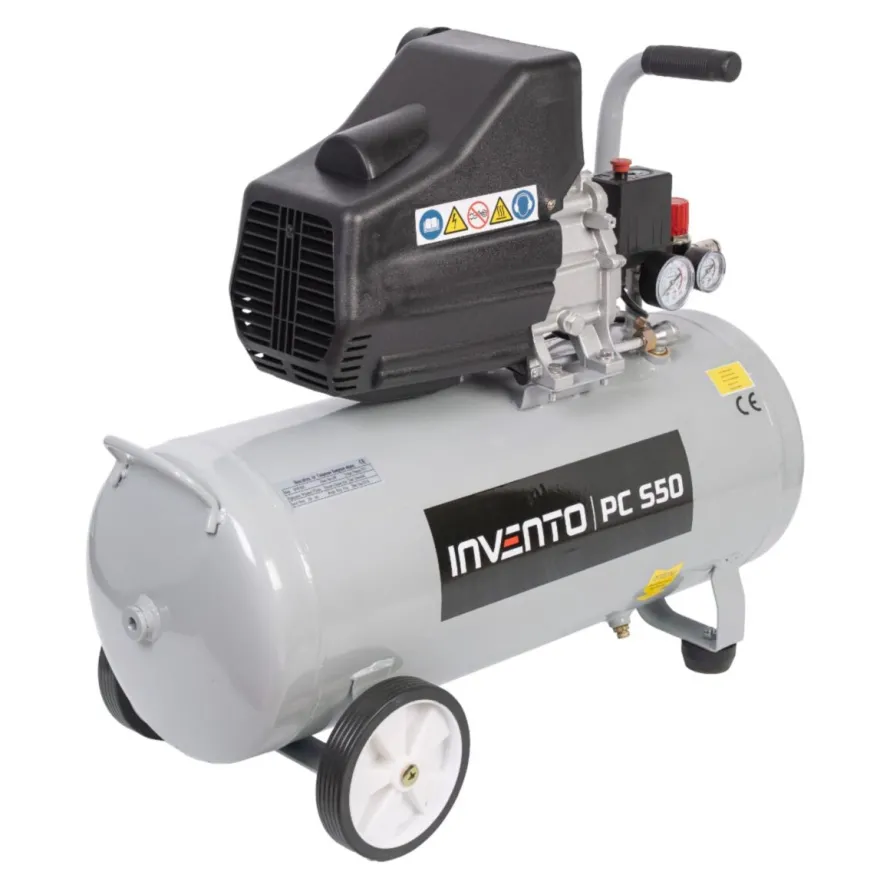 Sprężarka tłokowa olejowa INVENTO 50 litrów, 8 bar, 230V, 175 l/min