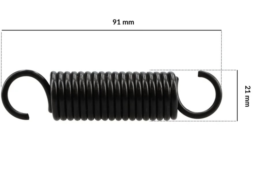 Sprężyna napięcia kła, długa INVENTO TCS 626