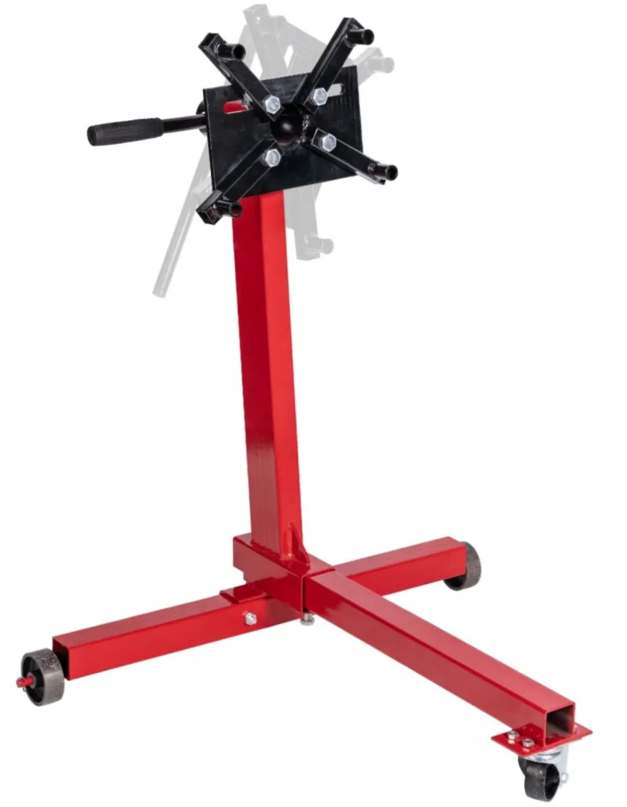 Stojak do montażu silnika 360 kg INVENTO na kółkach, obrotowa głowica