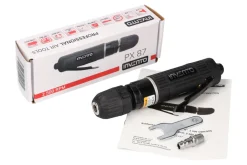 Szlifierka pneumatyczna INVENTO PX87 z uchwytem wiertarskim szybkomocującym, 2500 RPM