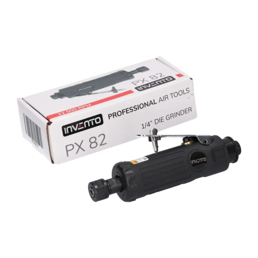 Szlifierka pneumatyczna trzpieniowa INVENTO PX82 prosta, 22 000 RPM