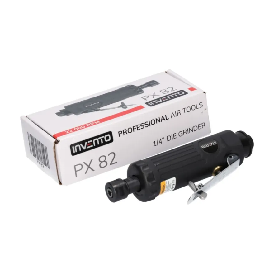 Szlifierka pneumatyczna trzpieniowa INVENTO PX82 prosta, 22 000 RPM