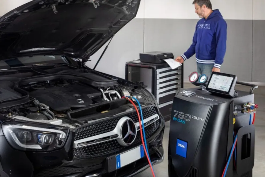 TEXA KONFORT 780 BiGas Touch R134a R1234yf urządzenie stacja do klimatyzacji
